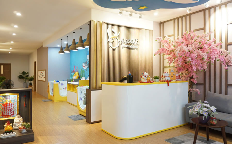 Thiết kế quán tiệm nail spa massage tại Hà Tĩnh