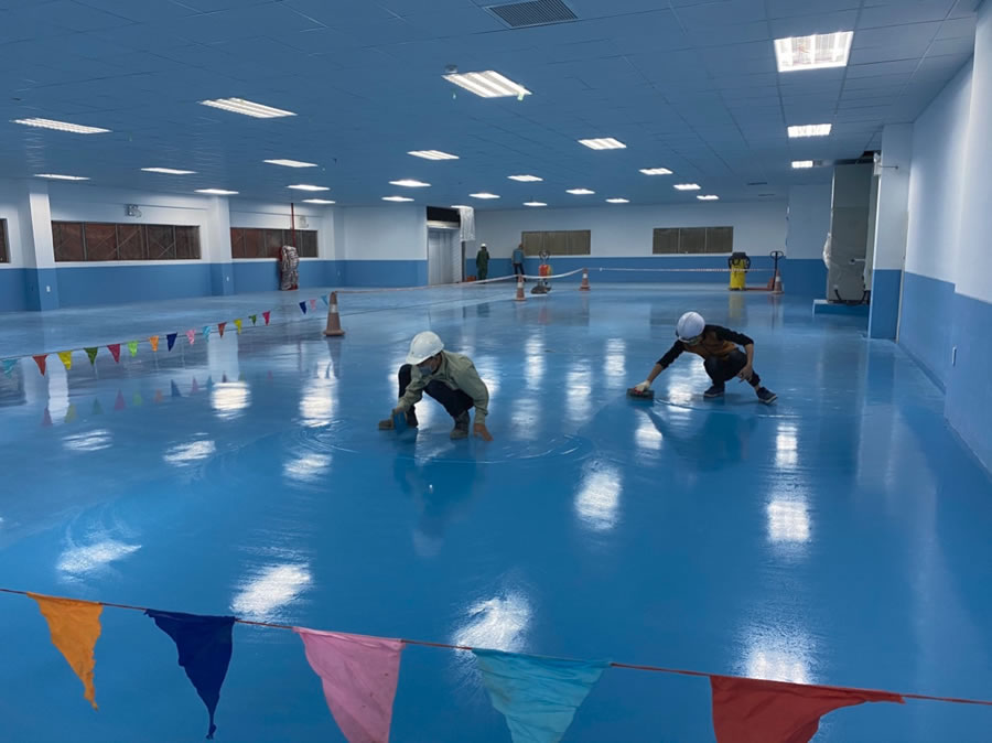 Thi c&ocirc;ng sơn Epoxy tại H&agrave; Tĩnh