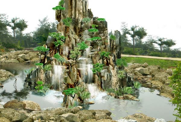 Thiết kế, thi công Tiểu cảnh sân vườn tại TP Vinh Nghệ An