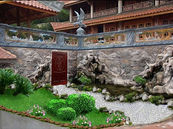 Thiết kế, thi công Tiểu cảnh sân vườn tại TP Vinh Nghệ An