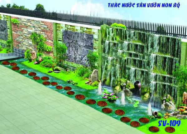 Thiết kế, thi công Tiểu cảnh sân vườn tại TP Vinh Nghệ An